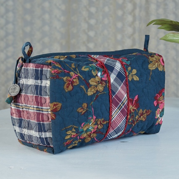 April Cornell Wild Rose Cosmetic Bag Bundle NWT - Picture 2 of 3